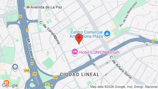 Büros zur Miete i Madrid Hortaleza – Foto von Google Street View