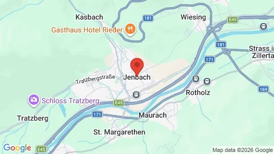 Büros zur Miete i Jenbach – Foto von Google Street View