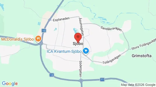 Liikekiinteistöt Vuokrattavana i Sjöbo - Kuva Google Street Viewstä
