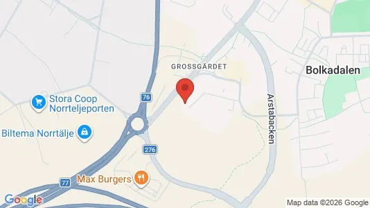 Gewerbeflächen zur Miete i Norrtälje – Foto von Google Street View