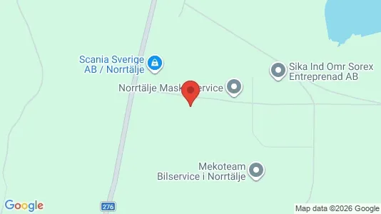 Lokaler til leie i Norrtälje - kort over placeringen