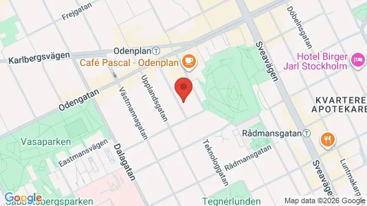 Gewerbeflächen zur Miete i Vasastan – Foto von Google Street View