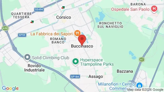 Lokaler til leje i Buccinasco - kort over placeringen
