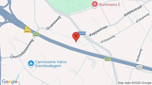Kontorer til leie i Aalst – Bilde fra Google Street View
