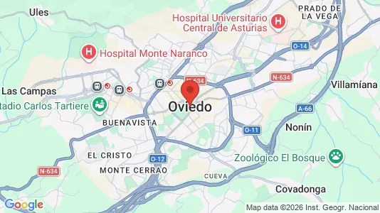 Gewerbeflächen zur Miete i Oviedo – Foto von Google Street View