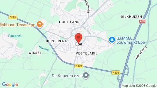 Ladenlokale zur Miete i Epe – Foto von Google Street View