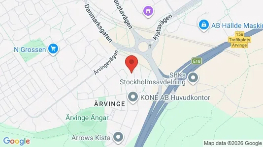 Kontorslokaler för uthyrning i Västerort - kort over placeringen
