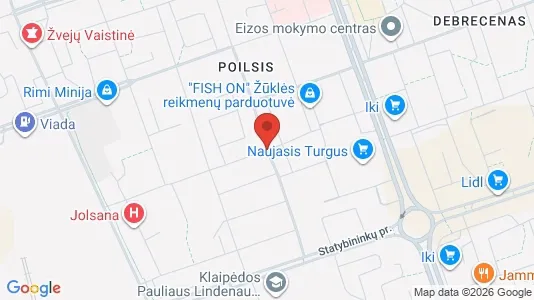 Kontorer til leie i Klaipėda – Bilde fra Google Street View
