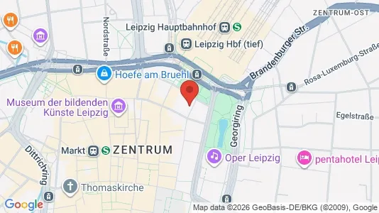 Büros zur Miete i Leipzig – Foto von Google Street View