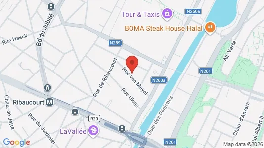 Kontorlokaler til leje i Stad Brussel - Foto fra Google Street View