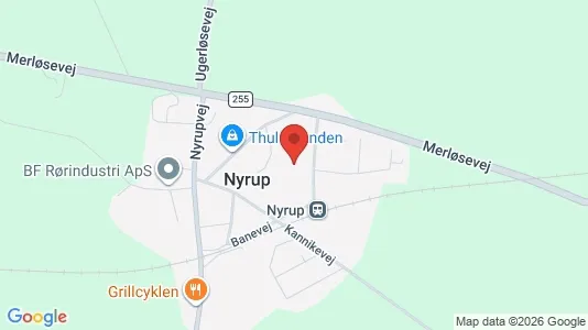 Varastot Vuokrattavana i Nyrup - Kuva Google Street Viewstä
