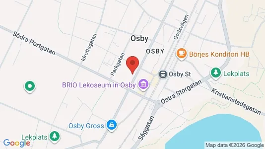 Toimistotilat Vuokrattavana i Osby - Kuva Google Street Viewstä