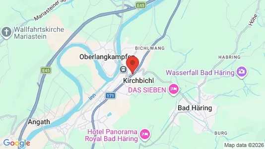 Gewerbeflächen zur Miete i Kirchbichl – Foto von Google Street View