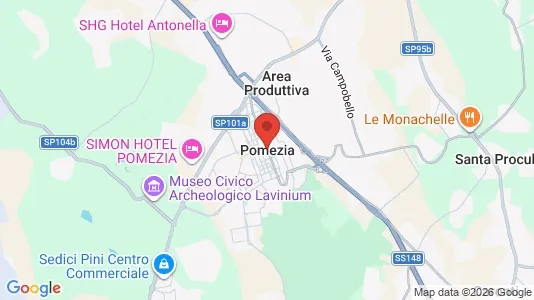 Commercial properties for rent i Pomezia - Photo from Google Street View