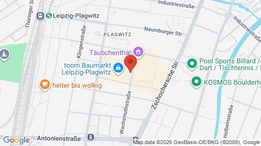 Büros zur Miete i Leipzig – Foto von Google Street View