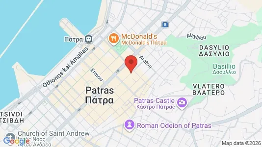 Kontorer til leie i Patras – Bilde fra Google Street View