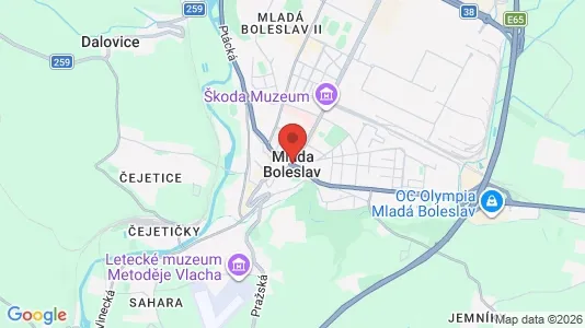 Lokaler til leie i Mladá Boleslav – Bilde fra Google Street View