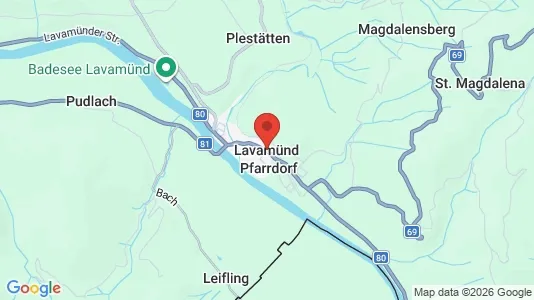 Ladenlokale zum Kauf i Lavamünd – Foto von Google Street View