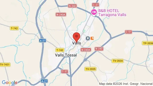 Verkstedhaller til leie i Valls – Bilde fra Google Street View