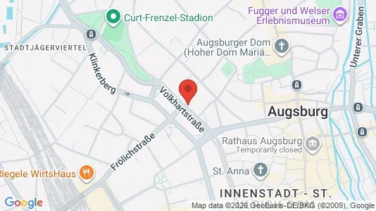 Kontorslokaler för uthyrning i Augsburg – Foto från Google Street View