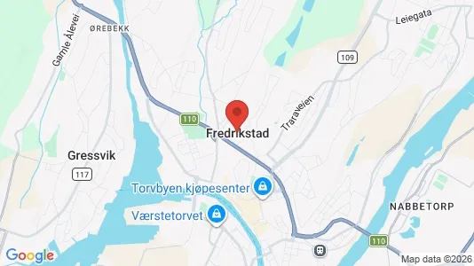 Butikklokaler til leie i Fredrikstad – Bilde fra Google Street View