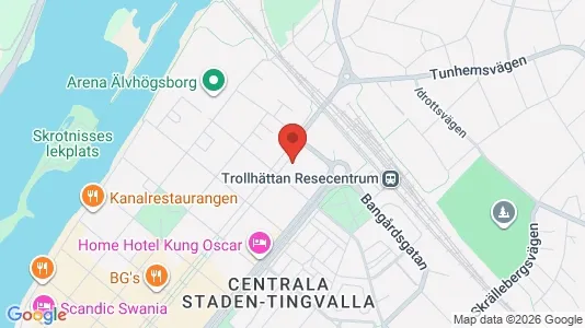 Gewerbeflächen zur Miete i Trollhättan - kort over placeringen