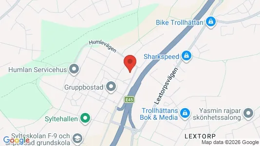 Gewerbeflächen zur Miete i Trollhättan - kort over placeringen