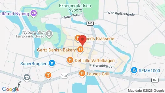 Liikekiinteistöt Vuokrattavana i Nyborg - Kuva Google Street Viewstä