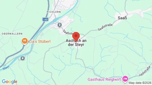 Werkstätte zur Miete i Aschach an der Steyr - kort over placeringen
