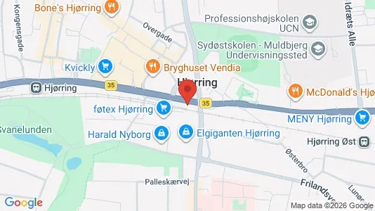 Kontorer til leie i Hjørring – Bilde fra Google Street View