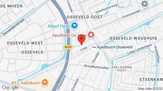 Office spaces for rent i Apeldoorn - kort over placeringen