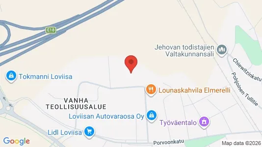 Industrilokaler för uthyrning i Lovisa – Foto från Google Street View