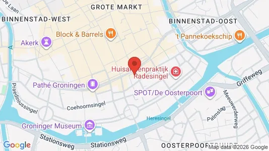 Kontorlokaler til leje i Groningen - Foto fra Google Street View
