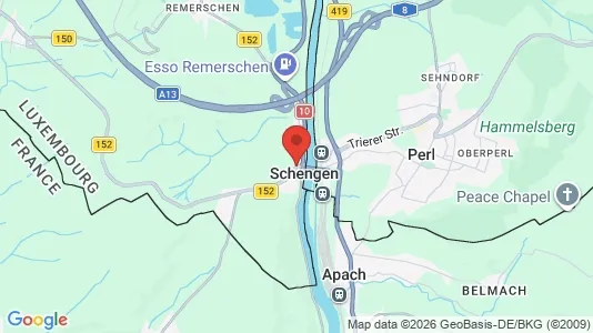 Kaupat Vuokrattavana i Schengen - Kuva Google Street Viewstä