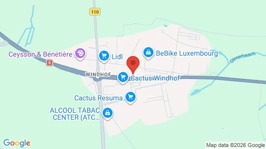 Lager zur Miete i Koerich – Foto von Google Street View