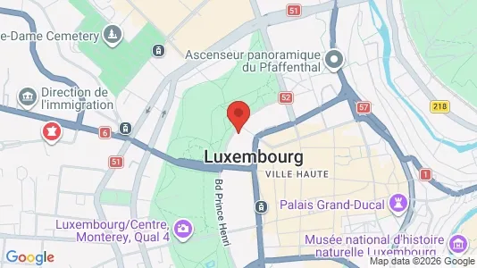 Commercial properties for sale i Luxembourg - kort over placeringen