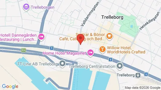 Office spaces for rent i Trelleborg - Photo from Google Street View