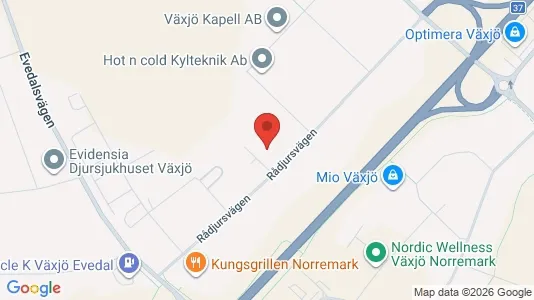 Toimistotilat Vuokrattavana i Växjö - Kuva Google Street Viewstä