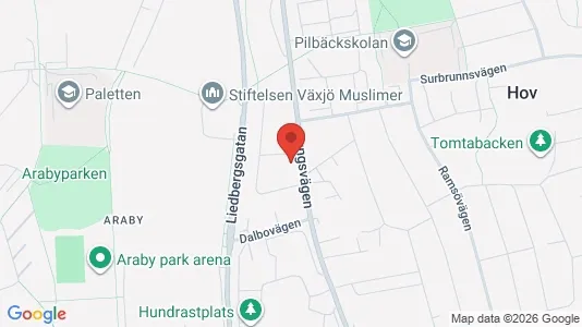 Kontorlokaler til leje i Växjö - Foto fra Google Street View