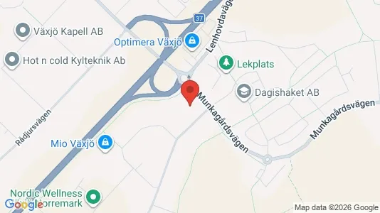 Kontorlokaler til leje i Växjö - Foto fra Google Street View