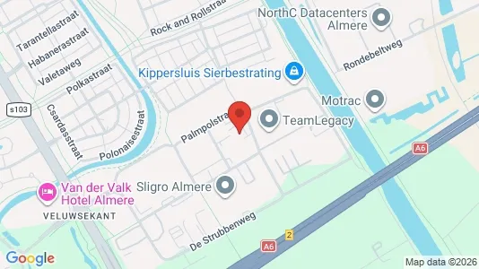 Toimistotilat Vuokrattavana i Almere - Kuva Google Street Viewstä