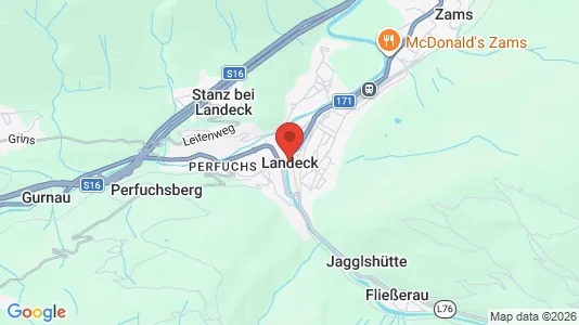Gewerbeflächen zur Miete i Landeck – Foto von Google Street View