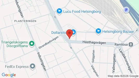 Büros zur Miete i Helsingborg – Foto von Google Street View