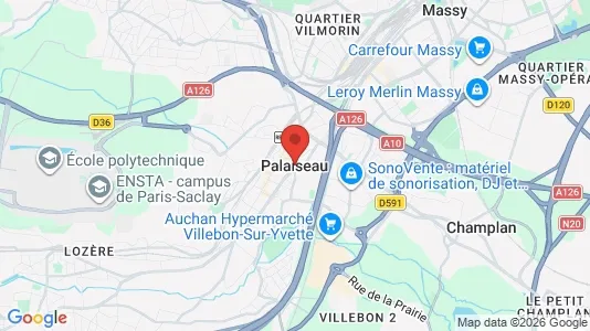 Lokaler til leje i Palaiseau - Foto fra Google Street View