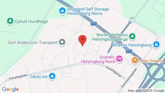 Lagerlokaler för uthyrning i Helsingborg – Foto från Google Street View