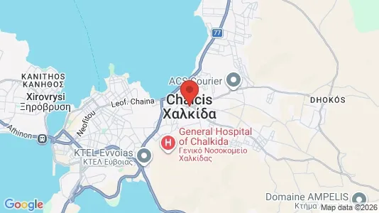Nieruchomości komercyjne Do wynajęcia i Chalcis - kort over placeringen