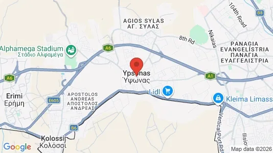 Kantorruimte te huur i Ypsonas - Foto uit Google Street View