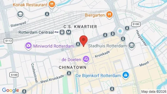 Kontorlokaler til leje i Rotterdam Centrum - Foto fra Google Street View