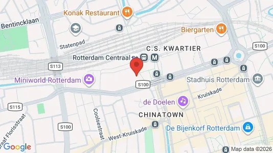 Büros zur Miete i Rotterdam Centrum – Foto von Google Street View