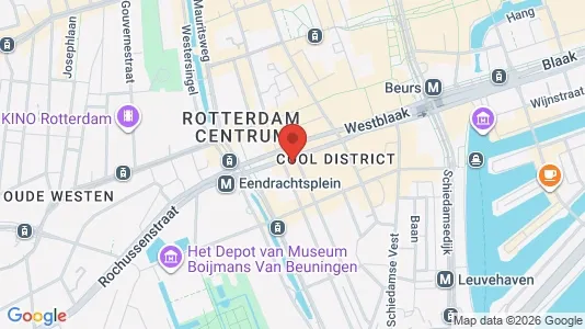 Kontorlokaler til leje i Rotterdam Centrum - Foto fra Google Street View